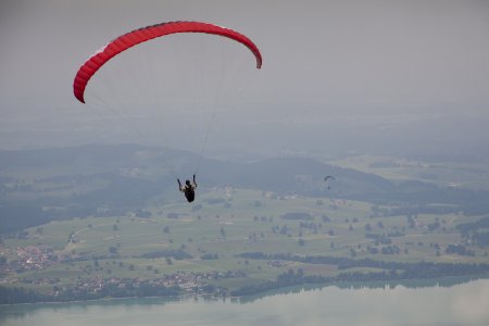 Paragliding vanaf de tegelberg